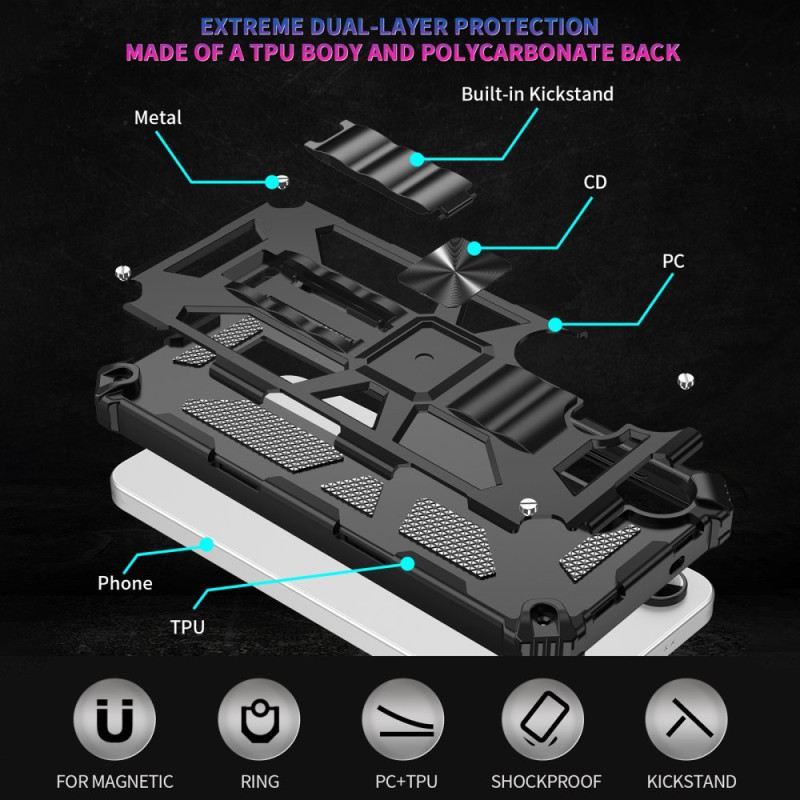 Hülle Samsung Galaxy S25 Fe Handyhülle Stoßfester Schutz Mit Integriertem Ständer