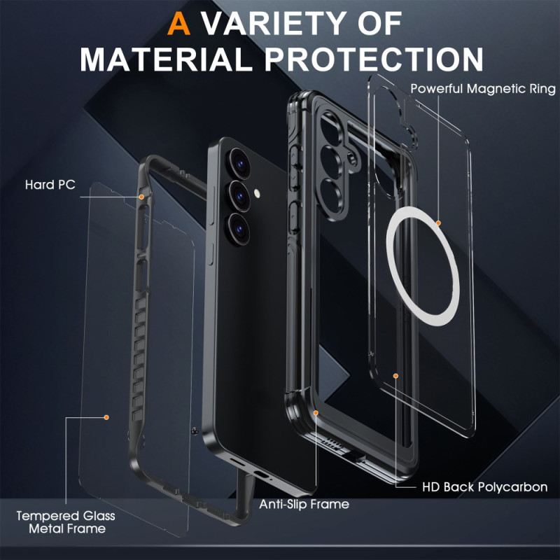 Hülle Samsung Galaxy S25 Fe Magnetisch Mit Displayschutzfolie