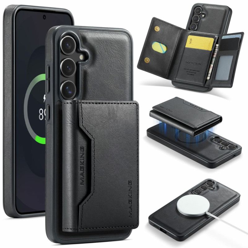 Hülle Samsung Galaxy S25 Fe Magsafe-kompatibles Abnehmbares Magking Portemonnaie