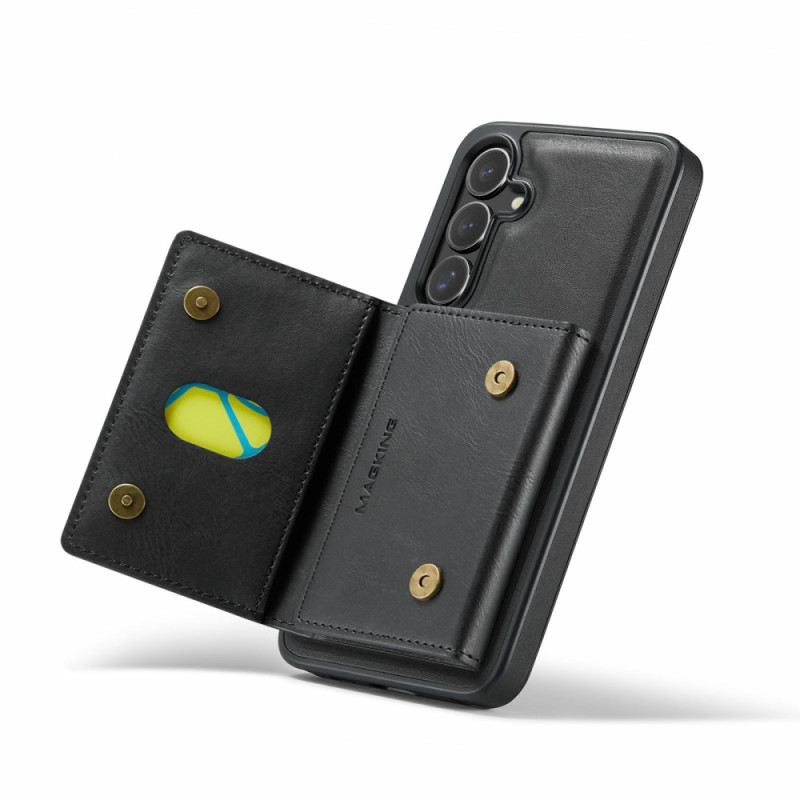 Hülle Samsung Galaxy S25 Fe Magsafe-kompatibles Abnehmbares Magking Portemonnaie