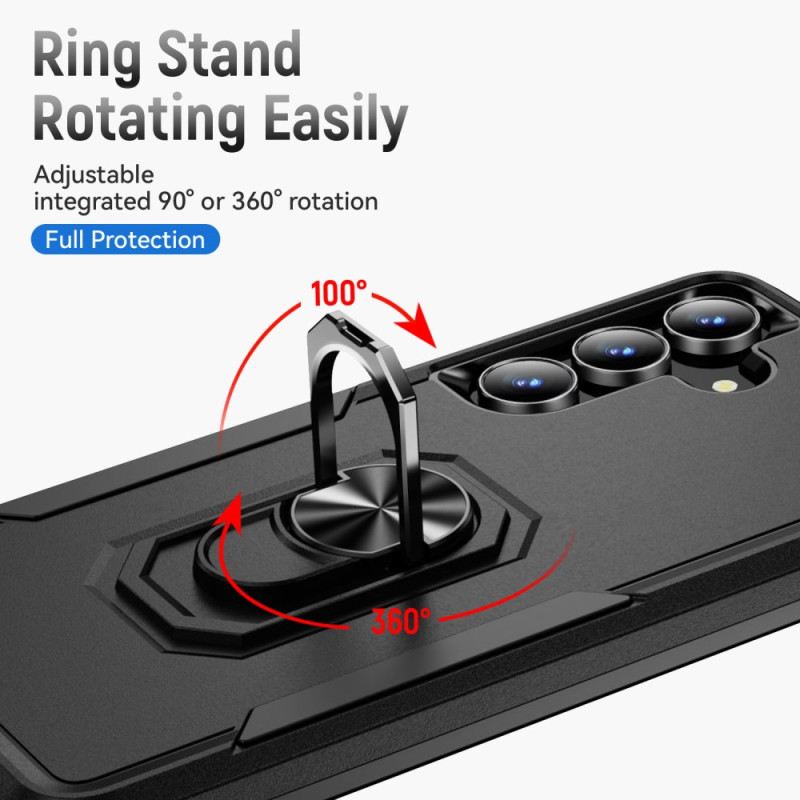 Hülle Samsung Galaxy S25 Fe Ringhalter In Metalloptik