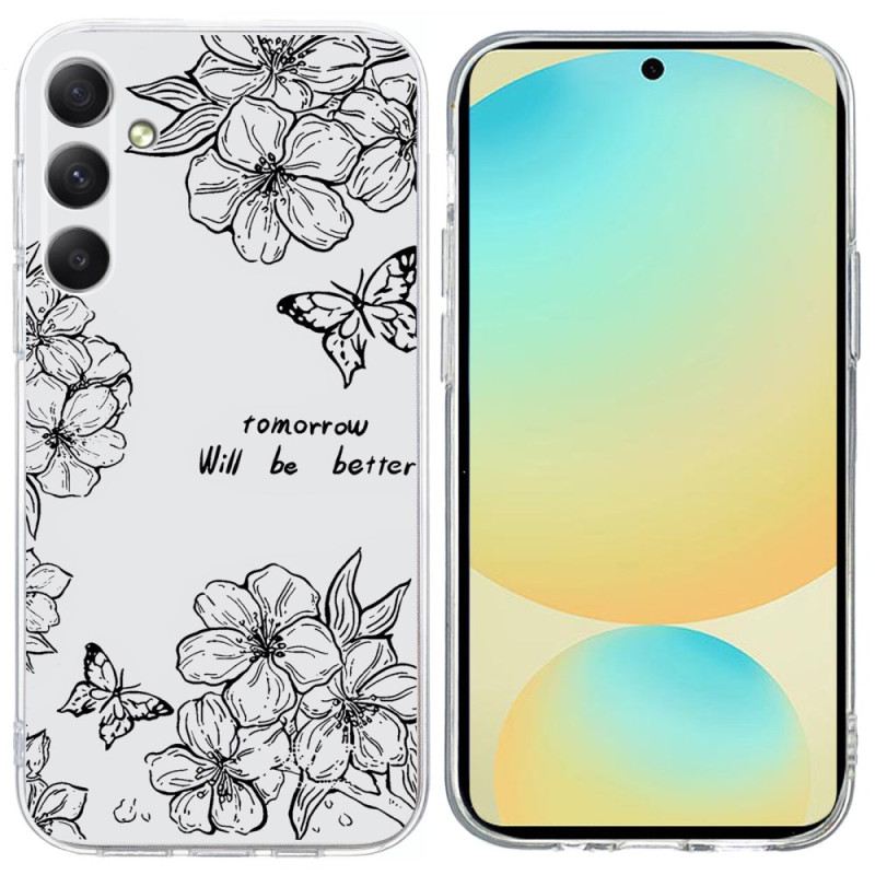 Hülle Samsung Galaxy S25 Fe Schmetterlinge Und Blumen