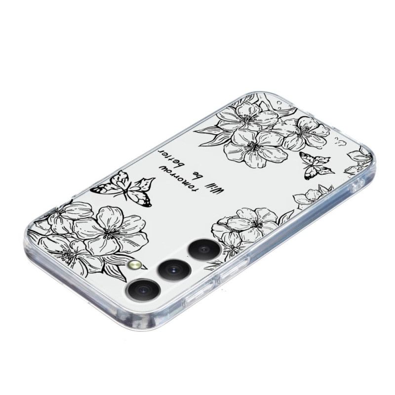 Hülle Samsung Galaxy S25 Fe Schmetterlinge Und Blumen