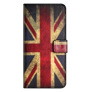 Lederhüllen Für Samsung Galaxy S25 Fe Britische Flagge (vintage)