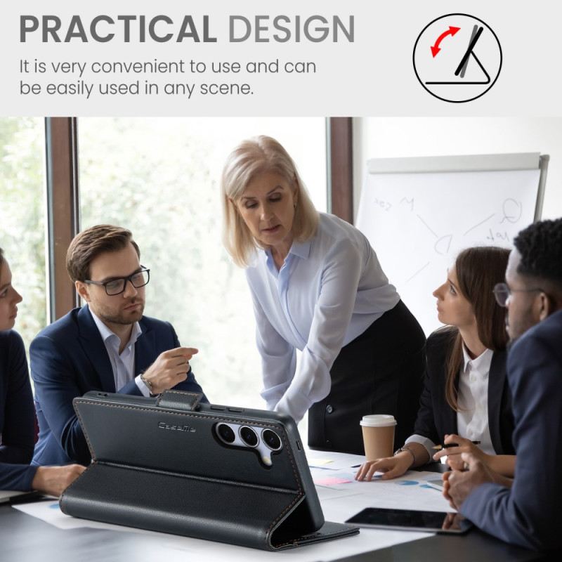 Lederhüllen Für Samsung Galaxy S25 Fe Caseme