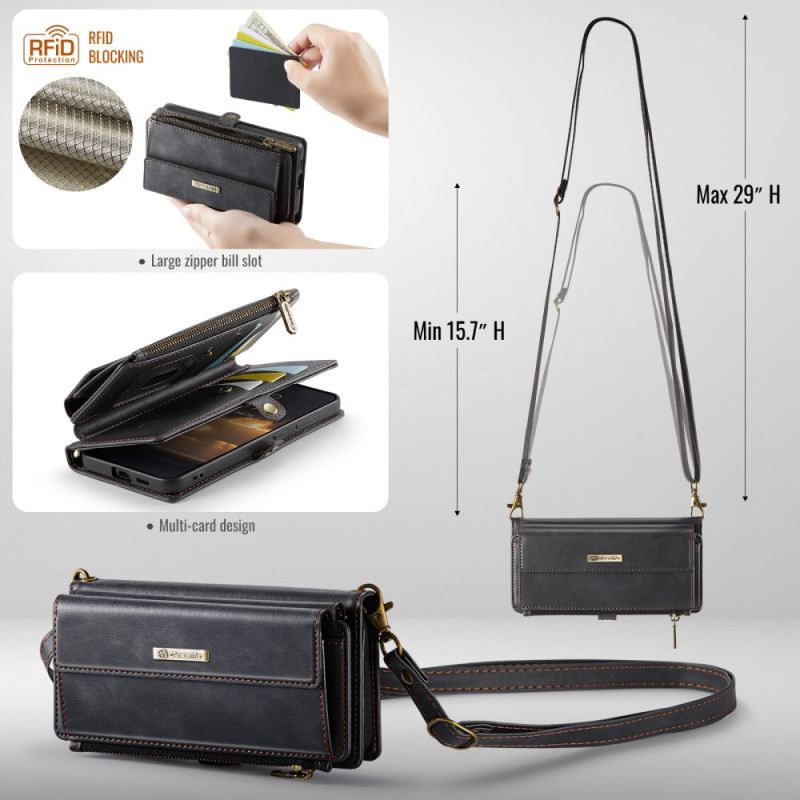 Lederhüllen Für Samsung Galaxy S25 Fe Caseme-geldbörse