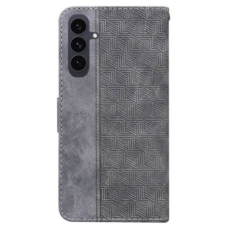 Lederhüllen Für Samsung Galaxy S25 Fe Gewebtes Muster