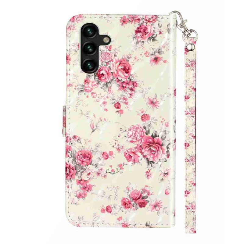 Lederhüllen Für Samsung Galaxy S25 Fe Rosen Mit Umhängeband