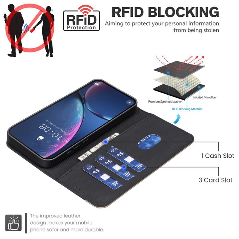 Lederhüllen Samsung Galaxy S25 Fe Binfen Color Mit Blumenmuster