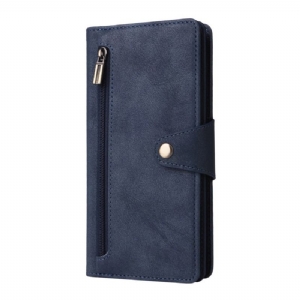 Lederhüllen Samsung Galaxy S25 Fe Geldbörse Mit Reißverschluss