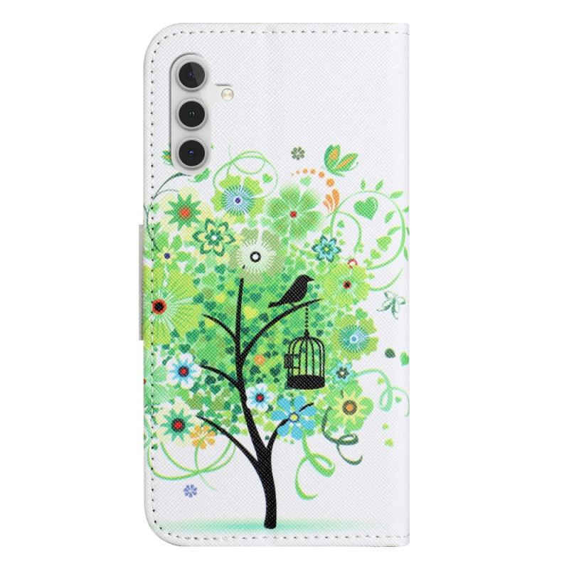 Lederhüllen Samsung Galaxy S25 Fe Grüner Baum