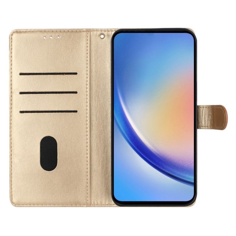 Lederhüllen Samsung Galaxy S25 Fe Handyhülle Ambiance Floral