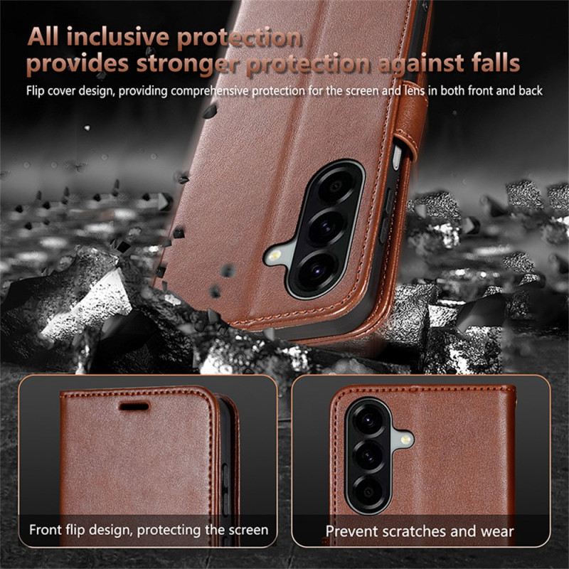 Lederhüllen Samsung Galaxy S25 Fe Handyhülle Azns