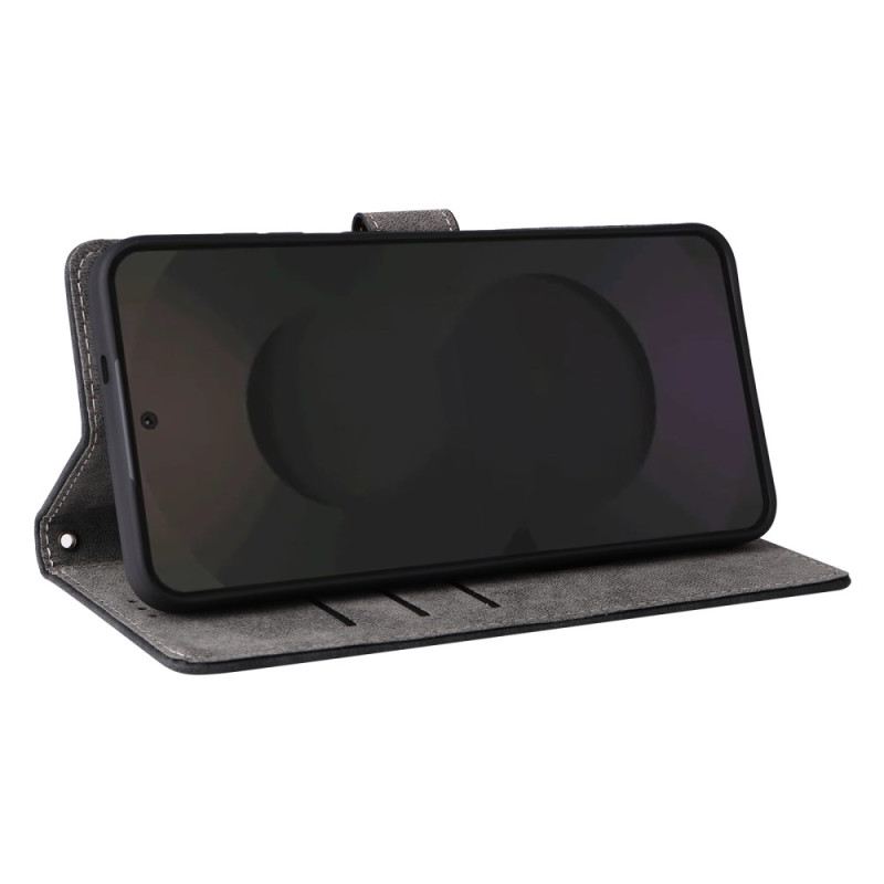 Lederhüllen Samsung Galaxy S25 Fe Handyhülle Rfid-schutz In Wildlederoptik