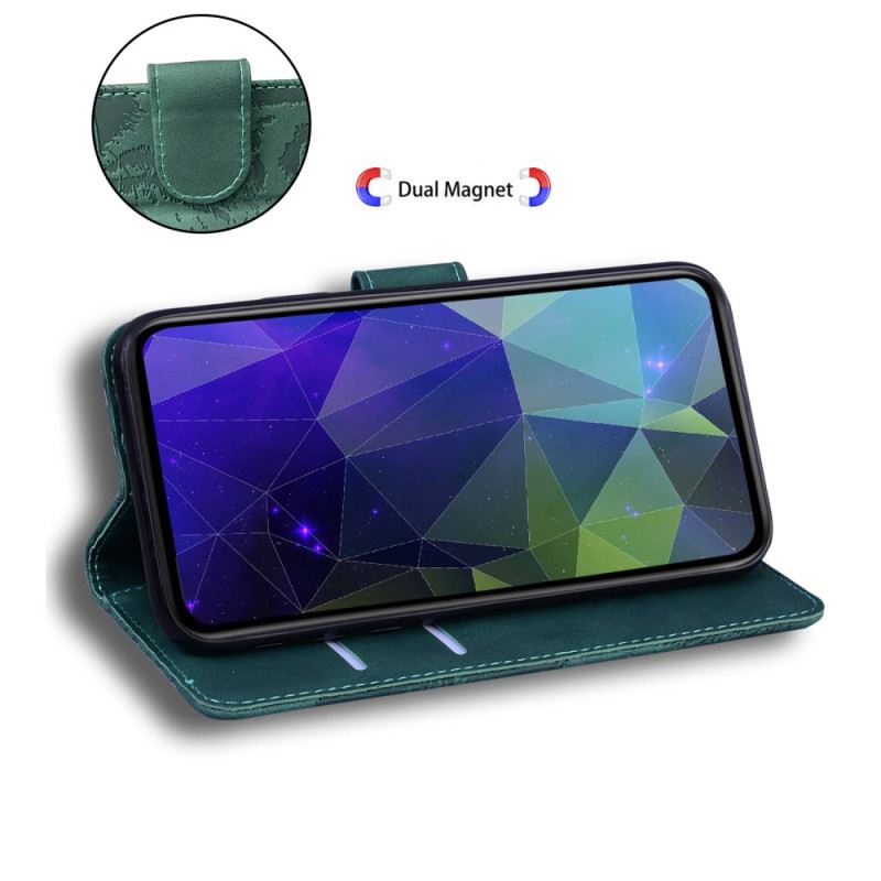 Lederhüllen Samsung Galaxy S25 Fe Handyhülle Tigermuster