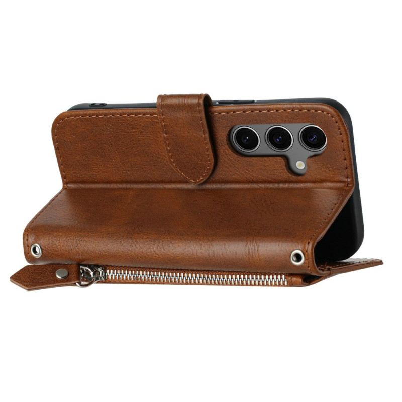 Lederhüllen Samsung Galaxy S25 Fe Handyhülle Vintage-geldbörse