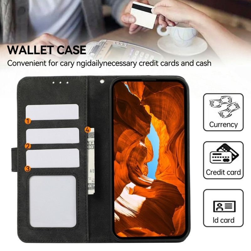 Lederhüllen Samsung Galaxy S25 Fe Handyhülle Zweifarbig Abeel