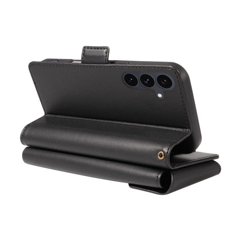 Lederhüllen Samsung Galaxy S25 Fe Kartenetui Mit Handgelenkschlaufe