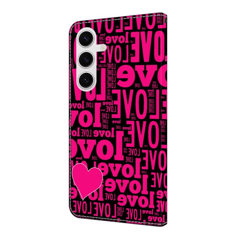 Lederhüllen Samsung Galaxy S25 Fe Liebe