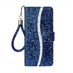 Lederhüllen Samsung Galaxy S25 Fe Pailletten Im S-design