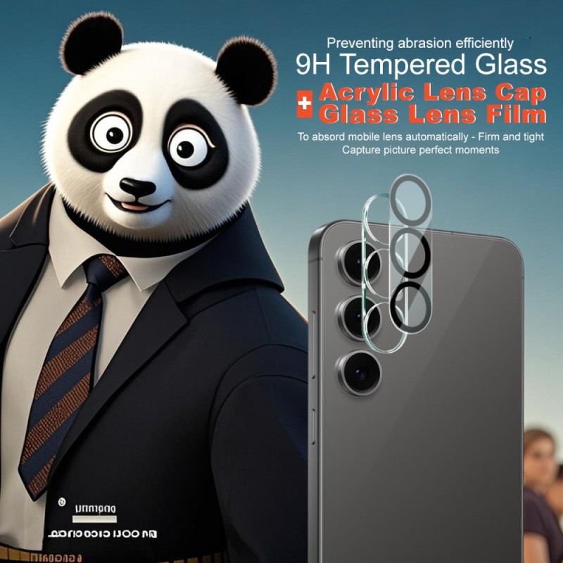 Linsenschutzfolie Aus Gehärtetem Glas Für Samsung Galaxy S25 Fe (schwarzes Kreisdesign) Imak