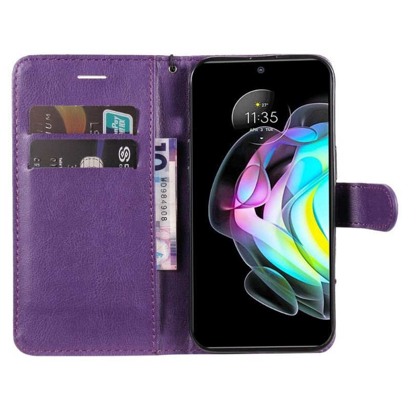 Flip Case Für Motorola Edge 20 Mit Kordel Sylvette