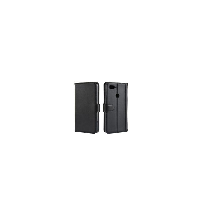 Lederhüllen Für Xiaomi Mi 8 Lite Schutzhülle Premium-leder - Schwarz