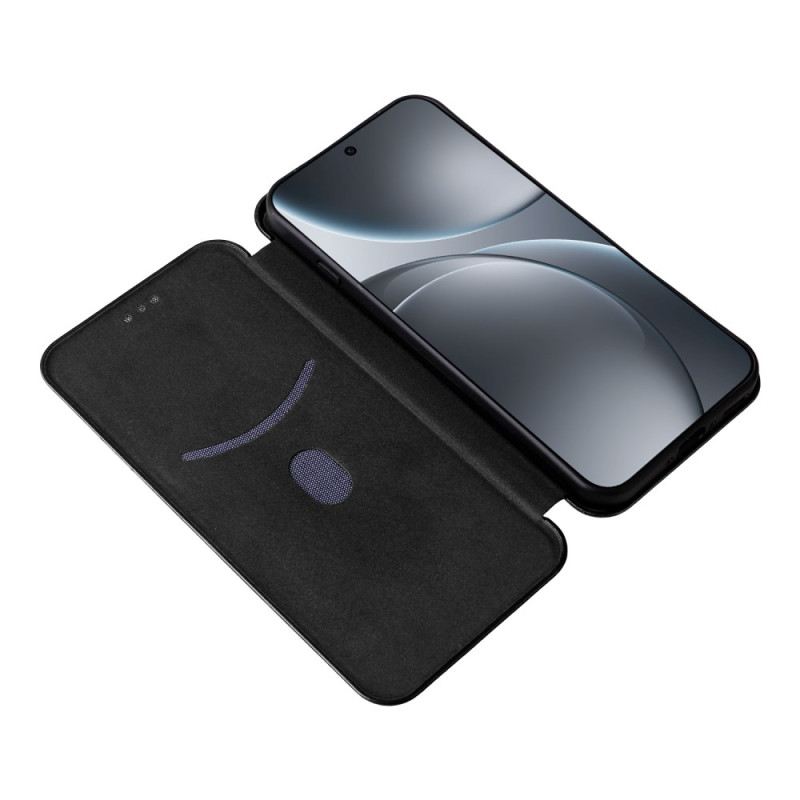 Flip Case Für Oppo Find X9 5g Carbonfaser-textur