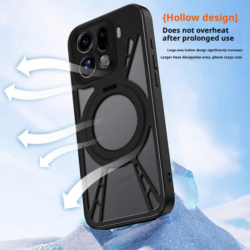 Hülle Oppo Find X9 5g Drehbarer Magnethalter Und Wärmeableitung