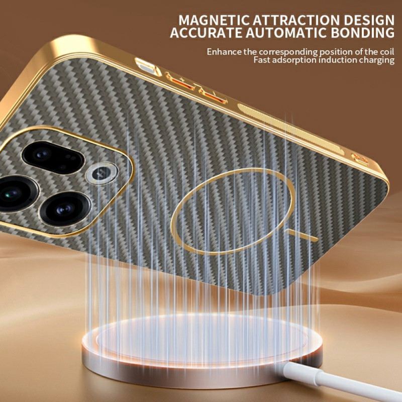 Hülle Oppo Find X9 5g Handyhülle Carbonfaser-textur