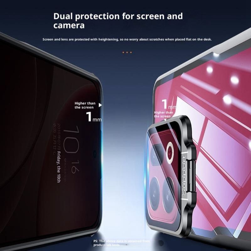 Hülle Oppo Find X9 5g Handyhülle Transparent Mit Integriertem Ständer Und Kameraschutz