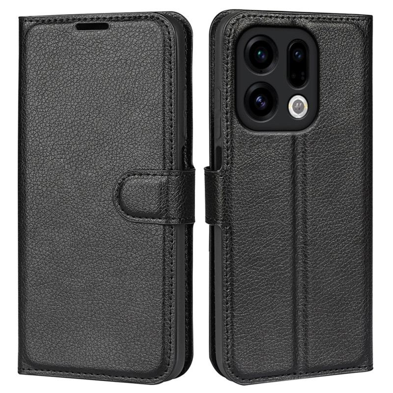 Lederhüllen Oppo Find X9 5g Handyhülle Kunstleder In Litschi-optik