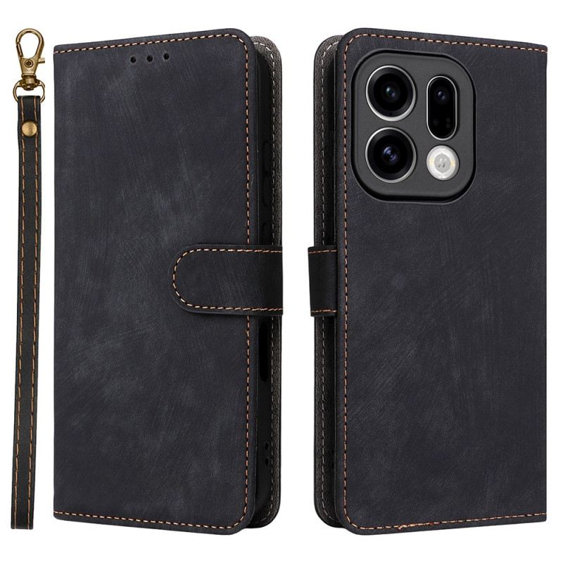 Lederhüllen Oppo Find X9 5g Wildlederoptik Mit Riemen