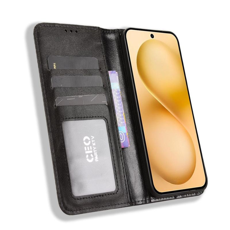 Flip Case Für Vivo X200 Fe Vintage-bordüre