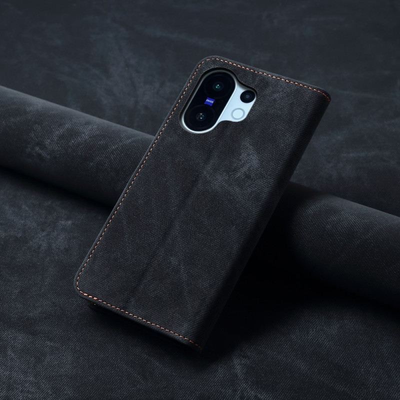 Flip Case Vivo X200 Fe Denim-stoff