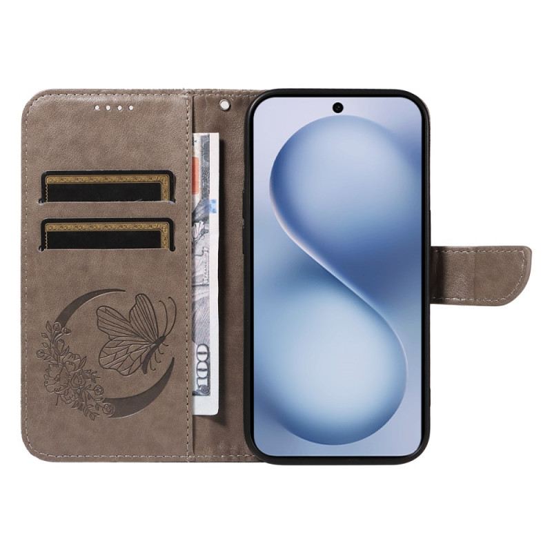 Lederhüllen Für Vivo X200 Fe Schmetterlingsmotiv