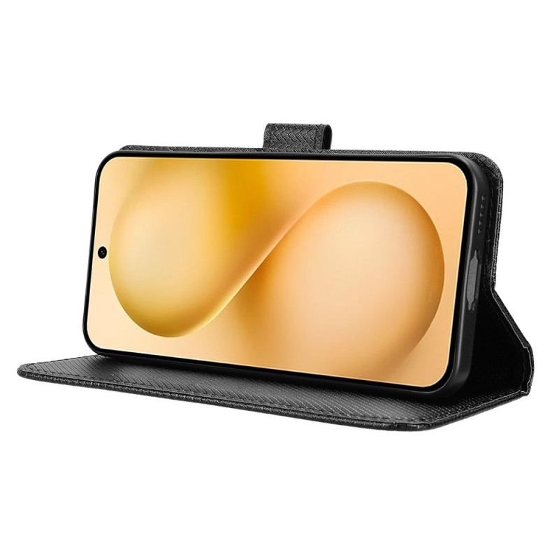 Lederhüllen Für Vivo X200 Fe Strukturiertes Kunstleder