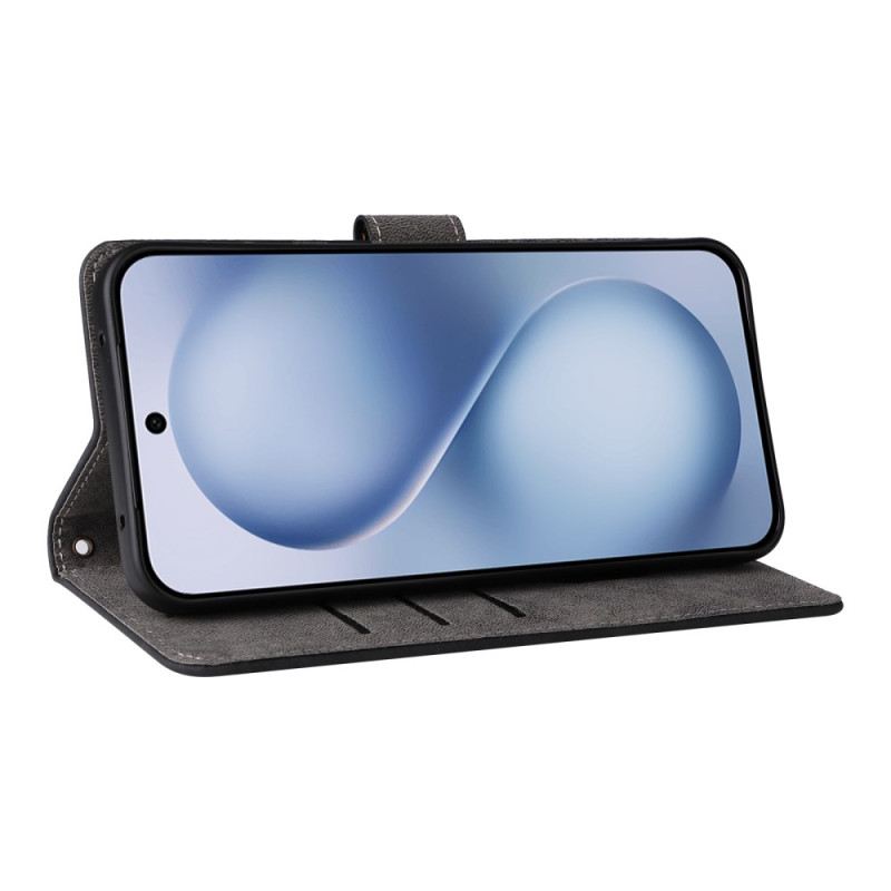 Lederhüllen Vivo X200 Fe Wildlederoptik Trageriemen