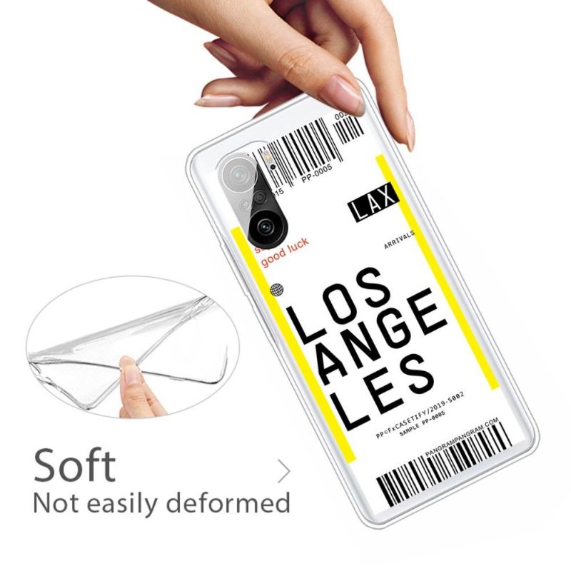 Handyhülle Für Xiaomi Mi 11i / Poco F3 Schutzhülle Bordkarte 08 Los Angeles
