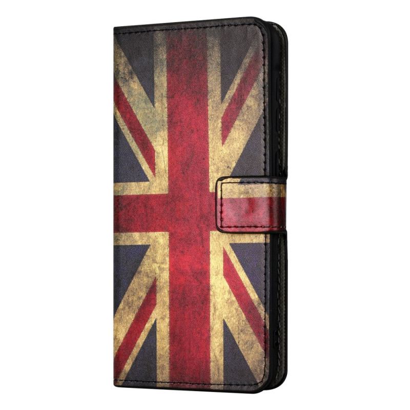 Lederhüllen Für Samsung Galaxy A15 5g Englische Vintage-flagge