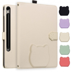 Lederhüllen Samsung Galaxy Tab S11 Ultra Handyhülle Katze