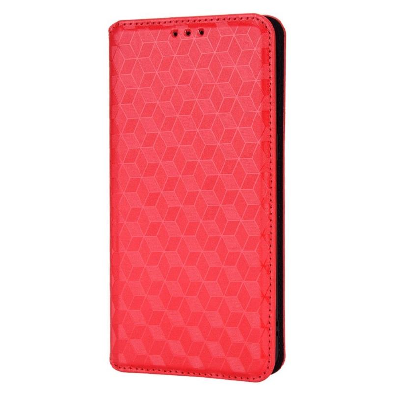 Lederhüllen Für Oppo Find X5 Flip Case Konstruktionsgeometrie