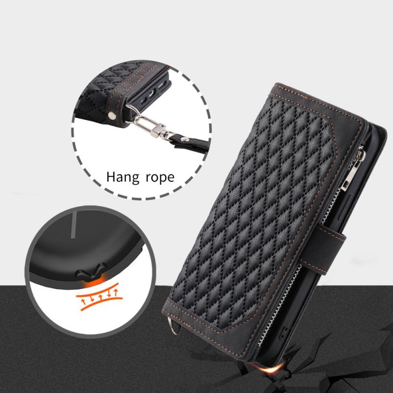 Lederhüllen Xiaomi 14t Gesteppter Riemen