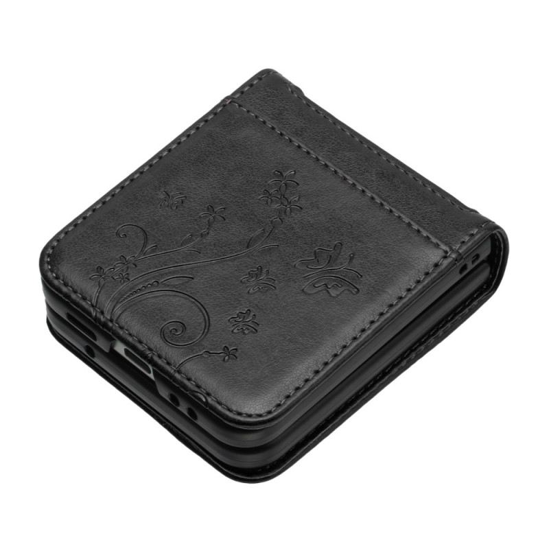 Case Für Samsung Galaxy Z Flip 7 Blumenmuster