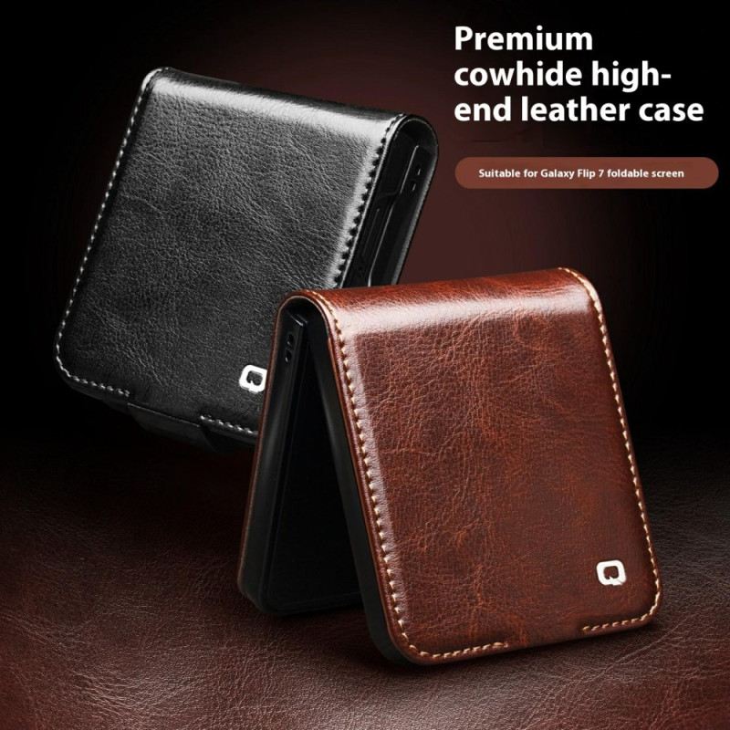 Case Für Samsung Galaxy Z Flip 7 Qialino Kartenhalter