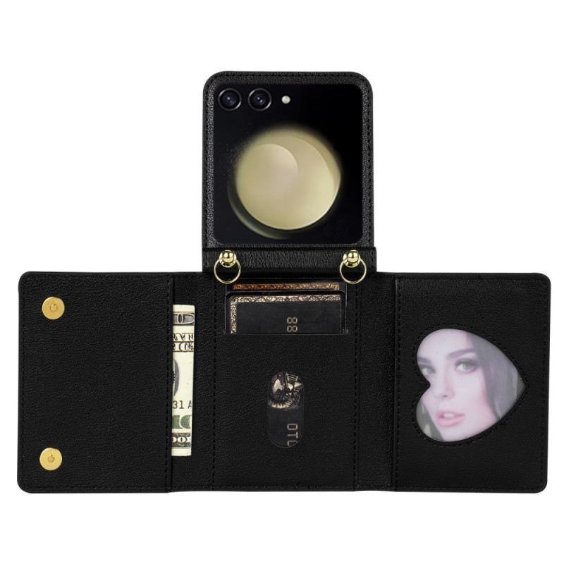 Case Samsung Galaxy Z Flip 7 Rfid-geldbörse Und Schultergurt