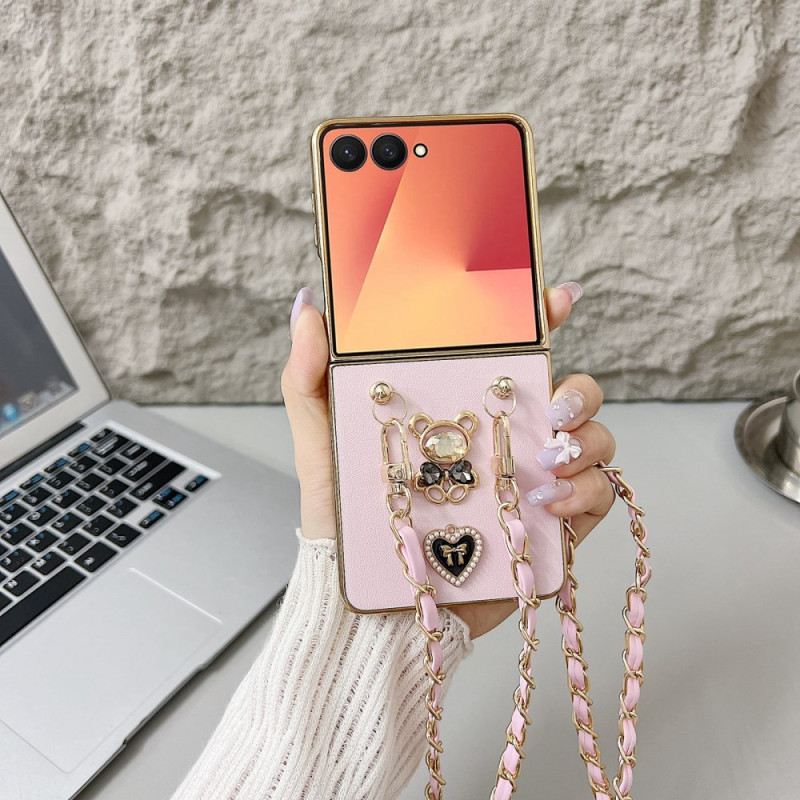 Hülle Für Samsung Galaxy Z Flip 7 Anhänger Und Riemen