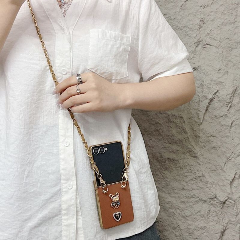 Hülle Für Samsung Galaxy Z Flip 7 Anhänger Und Riemen