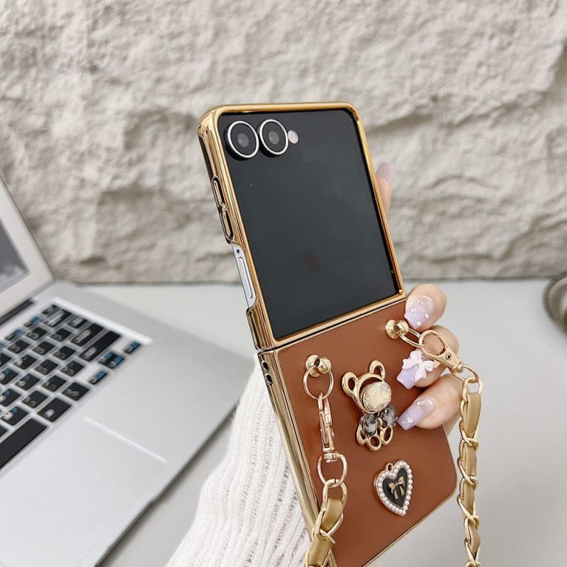 Hülle Für Samsung Galaxy Z Flip 7 Anhänger Und Riemen