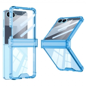 Hülle Für Samsung Galaxy Z Flip 7 Farbig Transparent Mit Airbagschutz